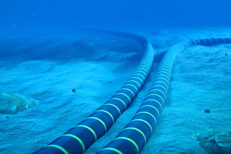 3D Rendering of Submarine Cables