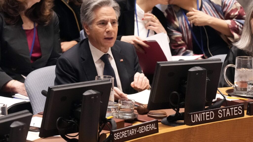 Blinken is avoiding Ukraine and the Middle East at a divided UN Security Council