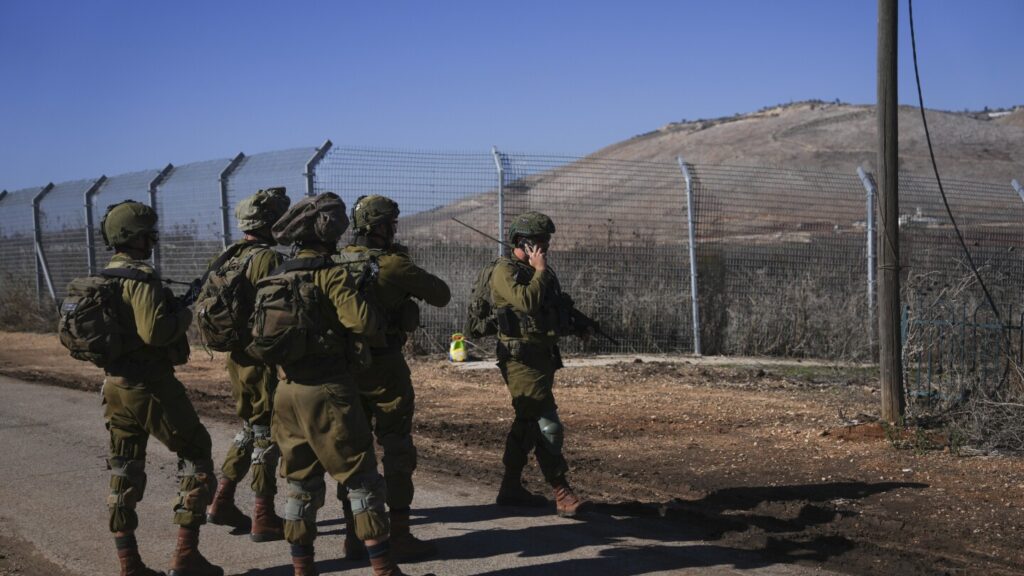 Hezbollah fires at an Israeli-held border zone, the group’s first strike since a ceasefire began