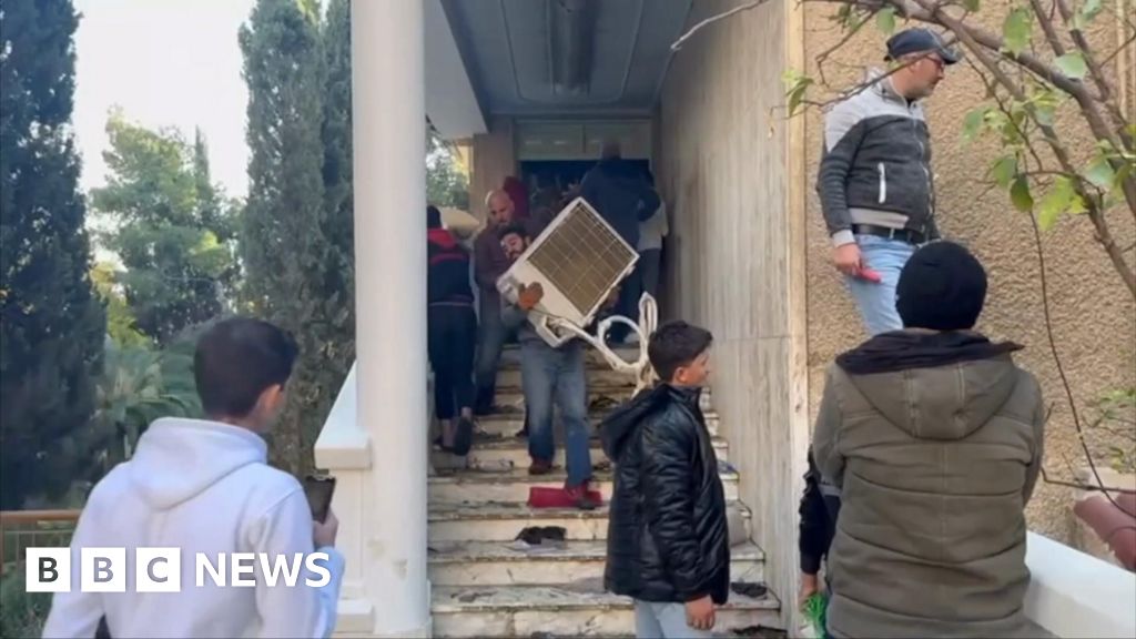 6 hrs agoWatch: BBC sees looting at Bashar al-Assad's residenceBBC Middle East correspondent Lina Sinjab describes chaotic scenes in the Syrian capital.6 hrs agoMiddle East