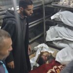 Israeli strikes on a Gaza tent camp kill at least 21 people, hospital says