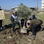 Palestinians dedicate a new West Bank olive grove to Jimmy Carter