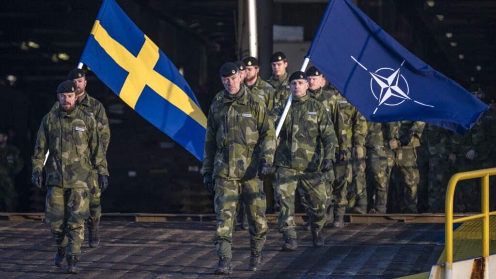 Hundreds of Swedish forces arrive in Latvia in largest deployment with NATO to date