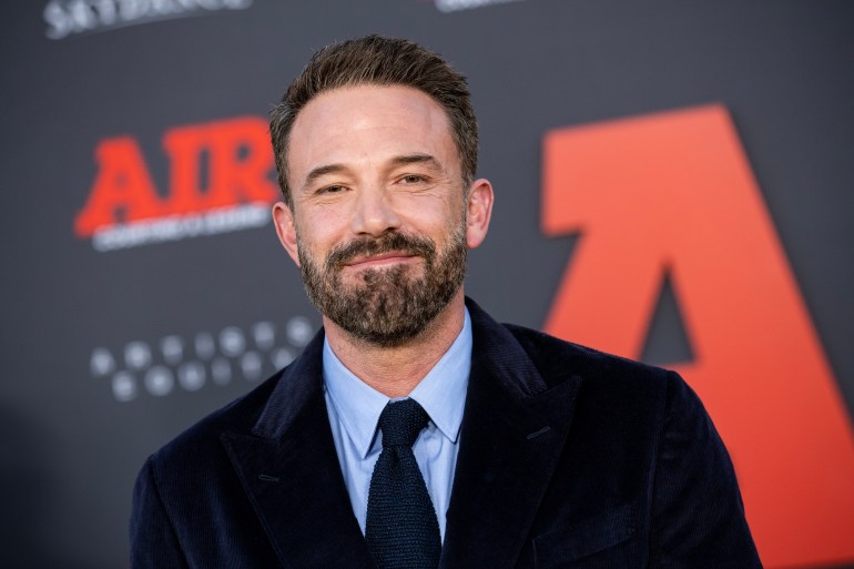 epa10546417 US actor actor Ben Affleck attends the premiere of Air at the Regency Village Theatre in Los Angeles, California, USA, 27 March 2023. The movie with be released in theaters on April 5, 2023. EPA-EFE/ETIENNE LAURENT