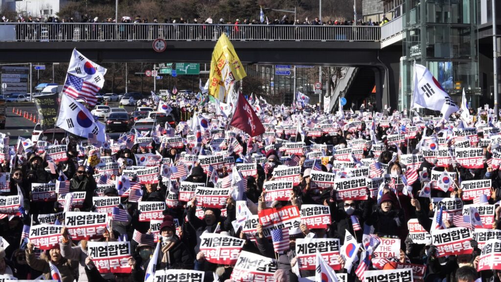 Impeached South Korean president issues defiant message as he faces possible detention