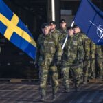 Hundreds of Swedish forces arrive in Latvia in largest deployment with NATO to date